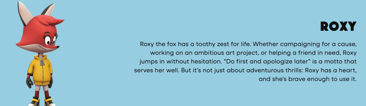 Roxy character spotlight